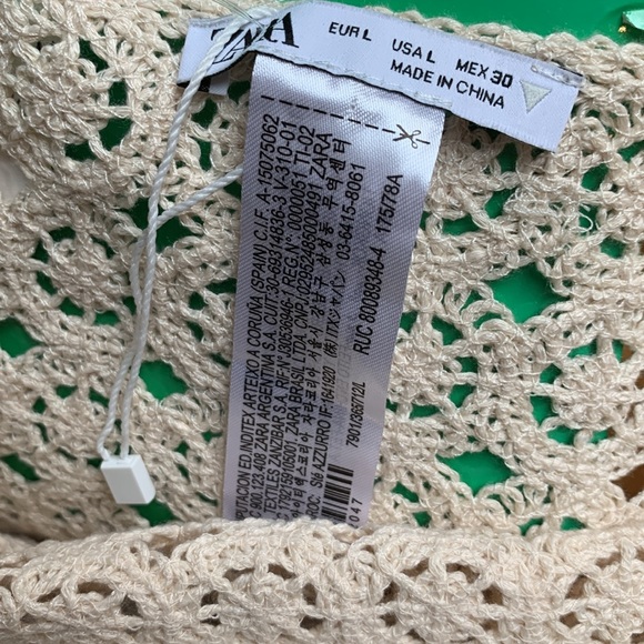 Zara Crochet Knit‎ Fringed Skirt - Picture 15 of 16